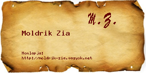Moldrik Zia névjegykártya